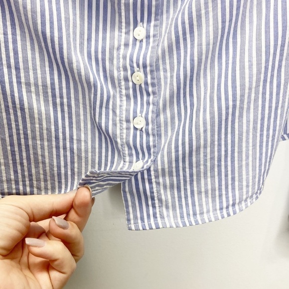 Free People March to the Beat Off the Shoulder Striped Top Sz XS - Picture 8 of 12